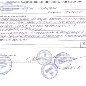 Справка о надомном обучении