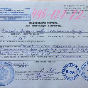 Справка 082/у