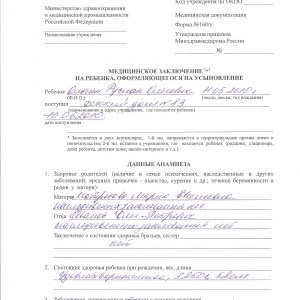справка 160у